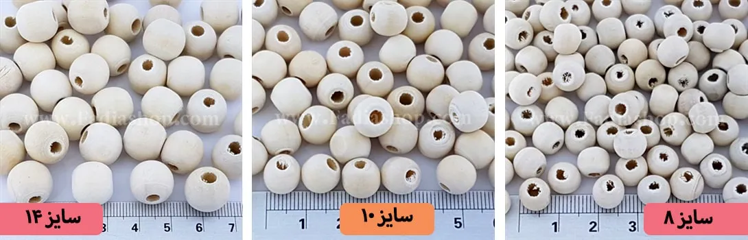 خرید مهره چوبی خام
